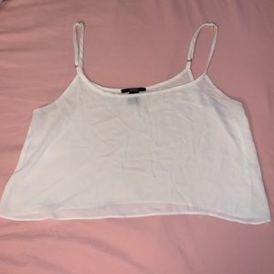 White crop top